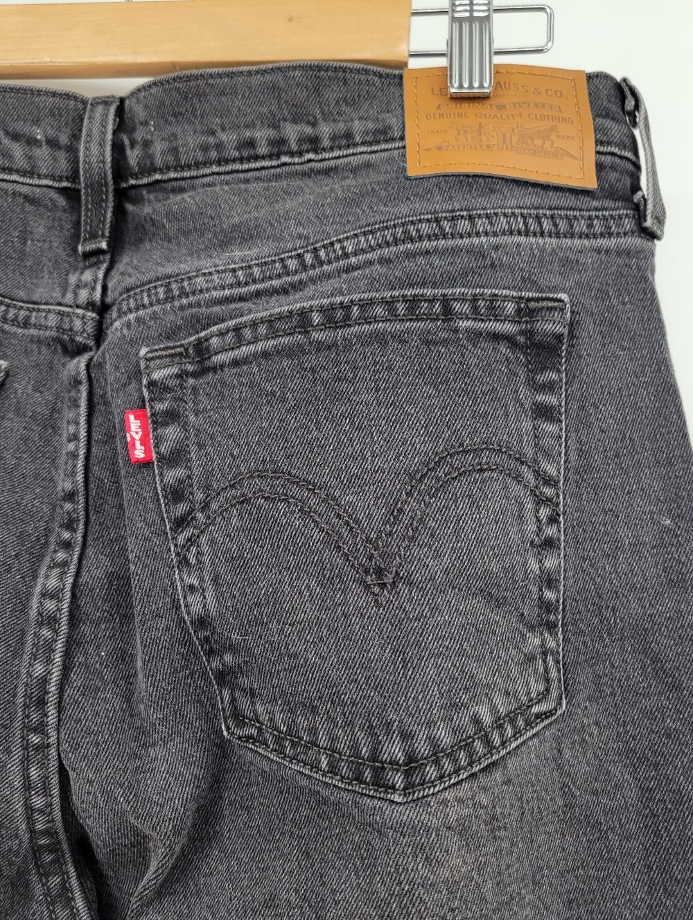 Levi's Wedgie Bootcut Jeans Black Size 31 - Picture 6 of 12